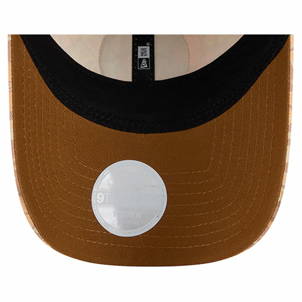 Pittsburgh Steelers New Era Women's Floral 9TWENTY Adjustable Hat Tan - NFL