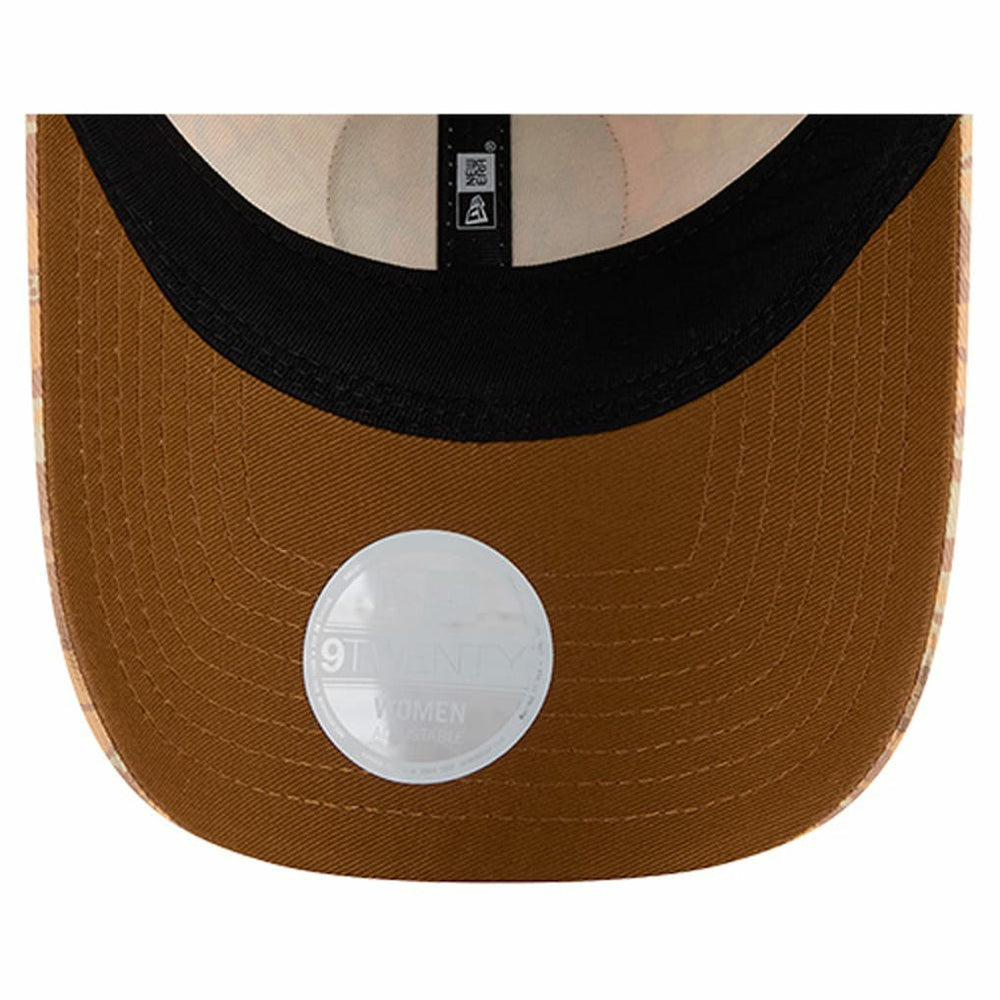 Pittsburgh Steelers New Era Women's Floral 9TWENTY Adjustable Hat Tan - NFL