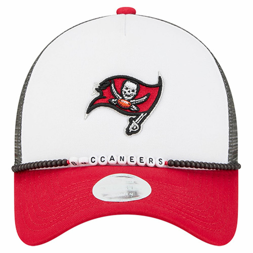 Tampa Bay Buccaneers New Era Women's Friendship Bracelet 9FORTY Adjustable Hat White/Red - NFL
