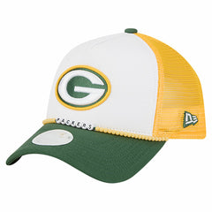 Green Bay Packers New Era Women's Friendship Bracelet 9FORTY Adjustable Hat White/Green - NFL