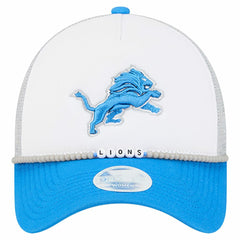 Detroit Lions New Era Women's Friendship Bracelet 9FORTY Adjustable Hat White/Blue - NFL