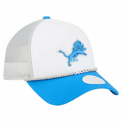 Detroit Lions New Era Women's Friendship Bracelet 9FORTY Adjustable Hat White/Blue - NFL