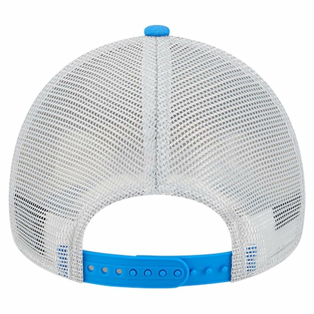 Detroit Lions New Era Women's Friendship Bracelet 9FORTY Adjustable Hat White/Blue - NFL