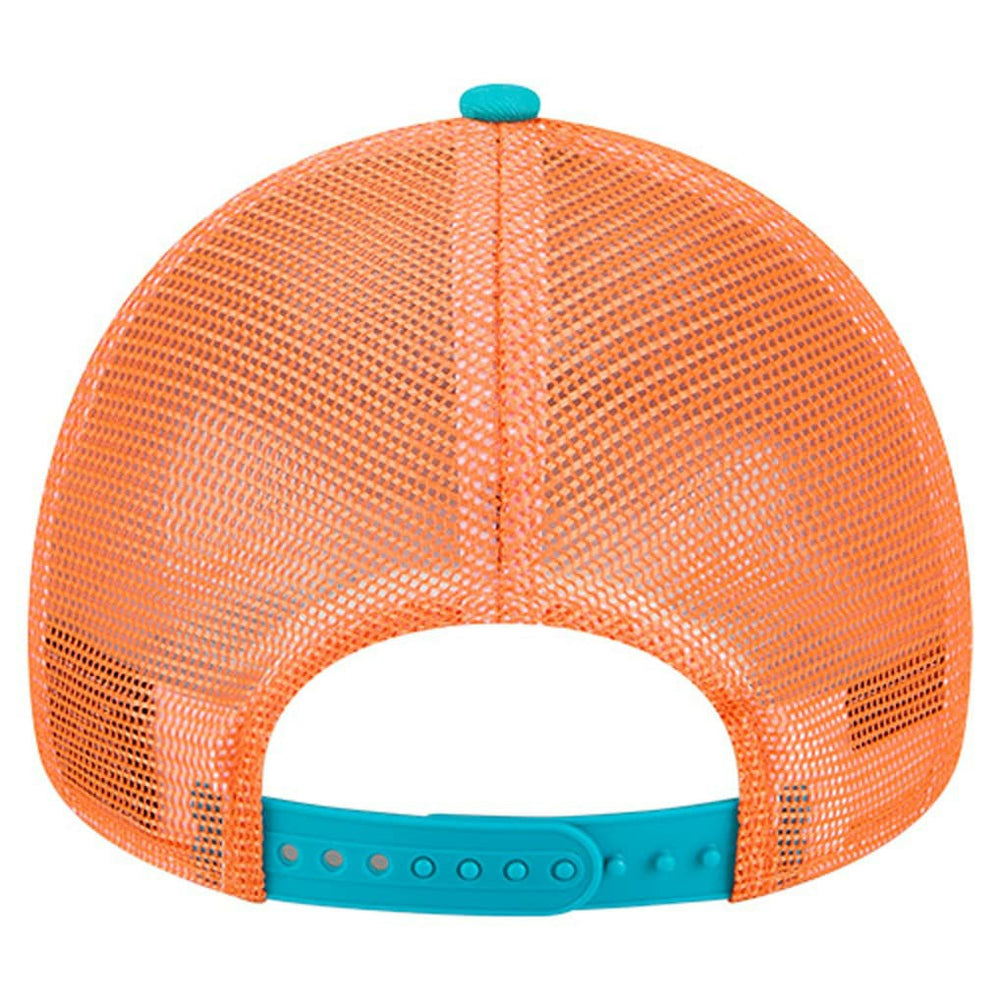 Miami Dolphins New Era Women's Friendship Bracelet 9FORTY Adjustable Hat White/Aqua - NFL