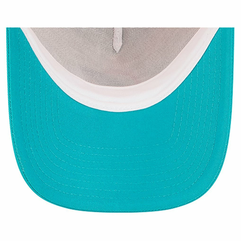 Miami Dolphins New Era Women's Friendship Bracelet 9FORTY Adjustable Hat White/Aqua - NFL