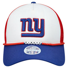New York Giants New Era Women's Friendship Bracelet 9FORTY Adjustable Hat White/Royal - NFL