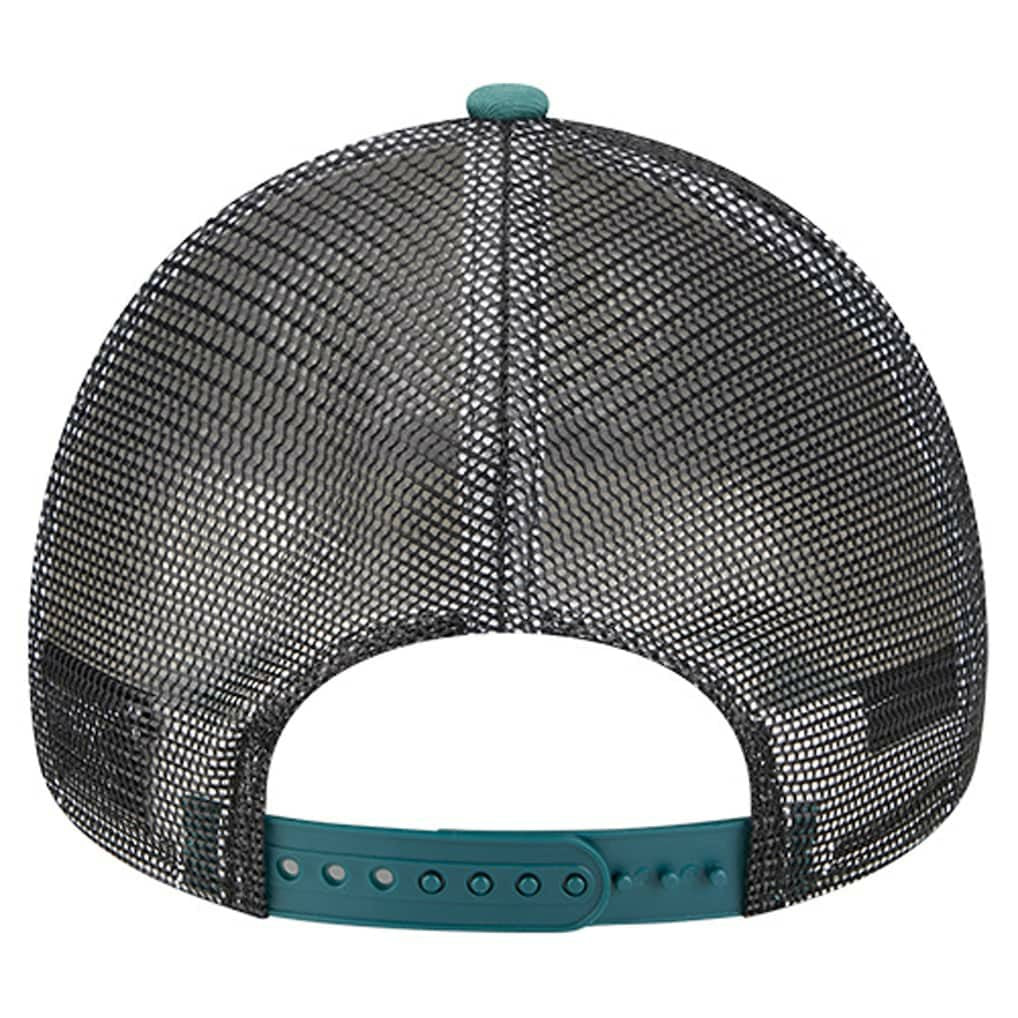 Philadelphia Eagles New Era Women's Friendship Bracelet 9FORTY Adjustable Hat White/Midnight Green - NFL