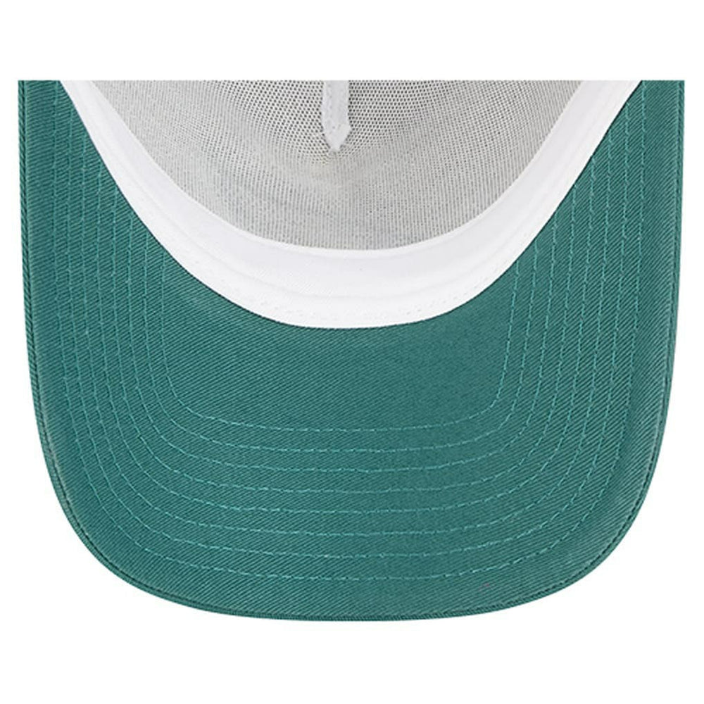 Philadelphia Eagles New Era Women's Friendship Bracelet 9FORTY Adjustable Hat White/Midnight Green - NFL