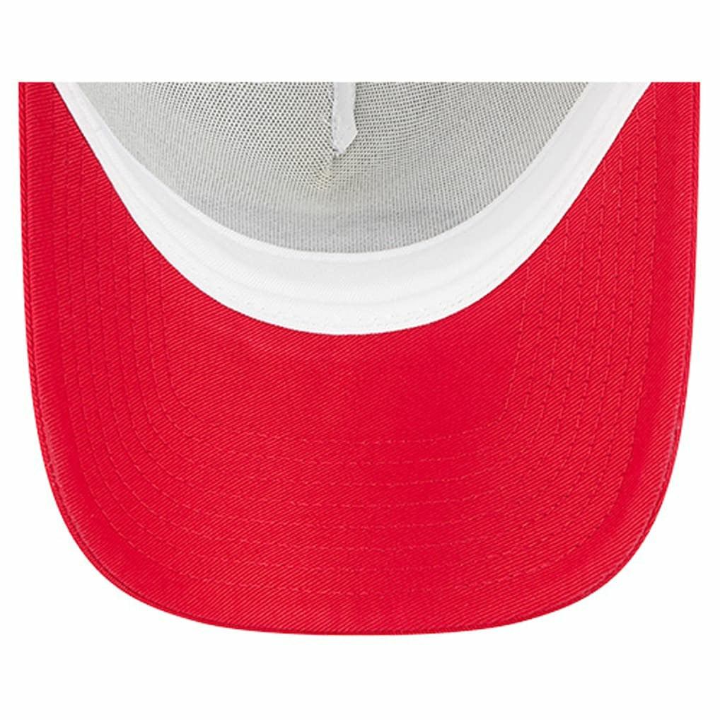 San Francisco 49ers New Era Women's Friendship Bracelet 9FORTY Adjustable Hat White/Scarlet - NFL