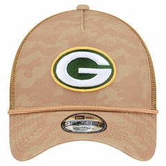 Green Bay Packers New Era Wheat Camo 9FORTY Adjustable Hat Tan - NFL