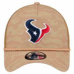 Houston Texans New Era Wheat Camo 9FORTY Adjustable Hat Tan - NFL