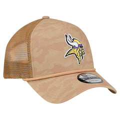Minnesota Vikings New Era Wheat Camo 9FORTY Adjustable Hat Tan - NFL