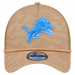 Detroit Lions New Era Wheat Camo 9FORTY Adjustable Hat Tan - NFL