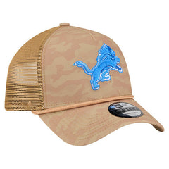 Detroit Lions New Era Wheat Camo 9FORTY Adjustable Hat Tan - NFL