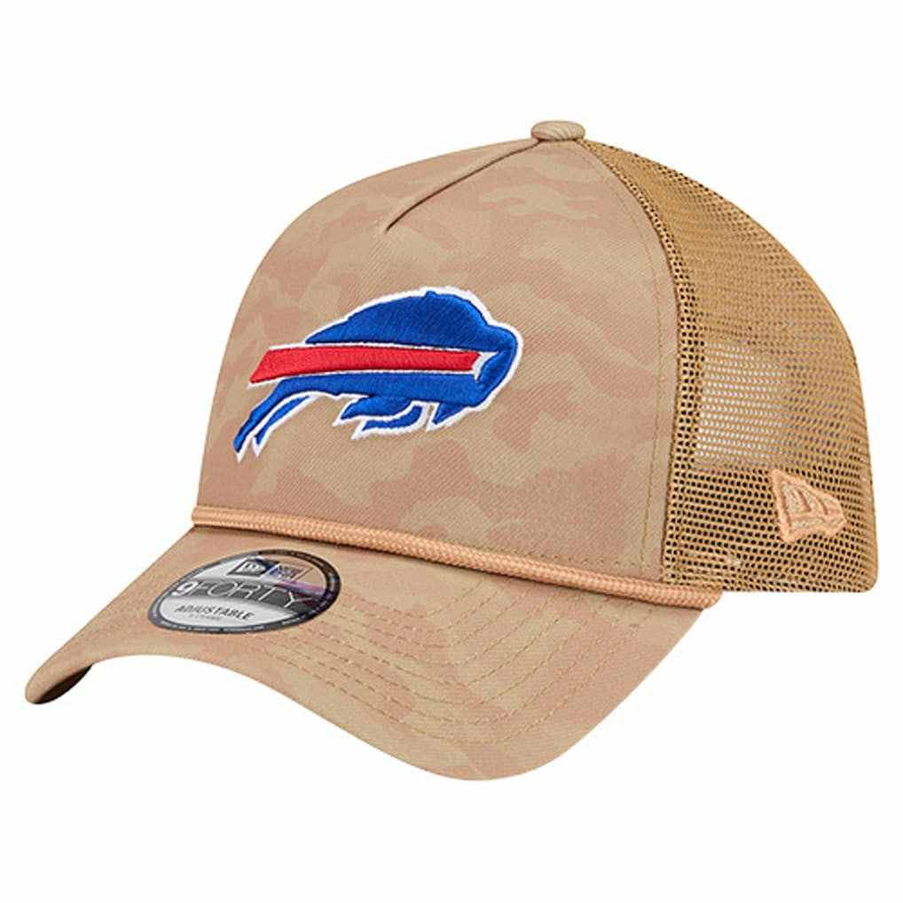 Buffalo Bills New Era Wheat Camo 9FORTY Adjustable Hat Tan - NFL