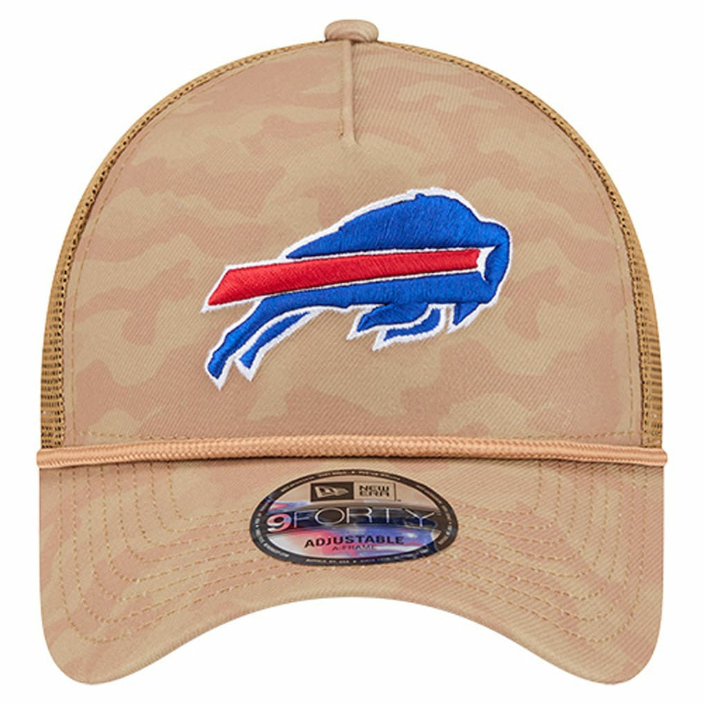 Buffalo Bills New Era Wheat Camo 9FORTY Adjustable Hat Tan - NFL
