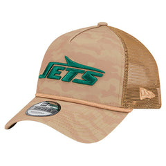 New York Jets New Era Wheat Camo 9FORTY Adjustable Hat Tan - NFL
