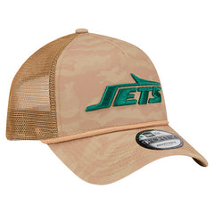 New York Jets New Era Wheat Camo 9FORTY Adjustable Hat Tan - NFL