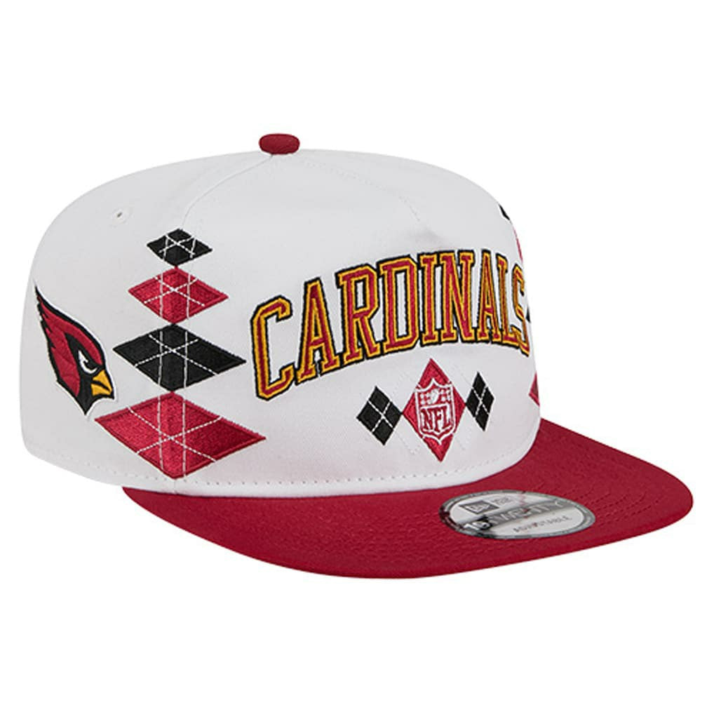 Arizona Cardinals New Era Argyle 19TWENTY Adjustable Hat White - NFL