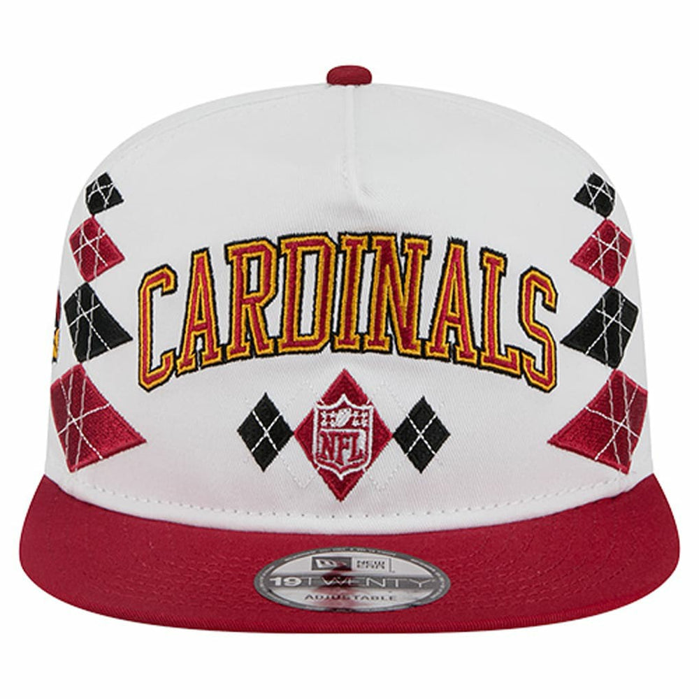 Arizona Cardinals New Era Argyle 19TWENTY Adjustable Hat White - NFL