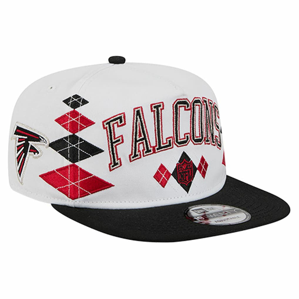 Atlanta Falcons New Era Argyle 19TWENTY Adjustable Hat White - NFL