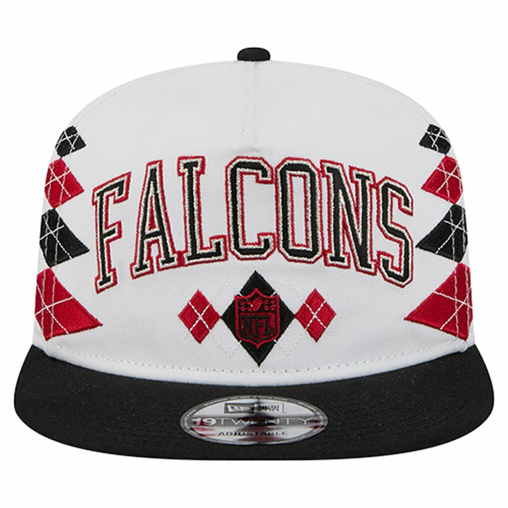 Atlanta Falcons New Era Argyle 19TWENTY Adjustable Hat White - NFL