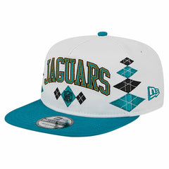 Jacksonville Jaguars New Era Argyle 19TWENTY Adjustable Hat White - NFL