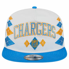 Los Angeles Chargers New Era Argyle 19TWENTY Adjustable Hat White - NFL