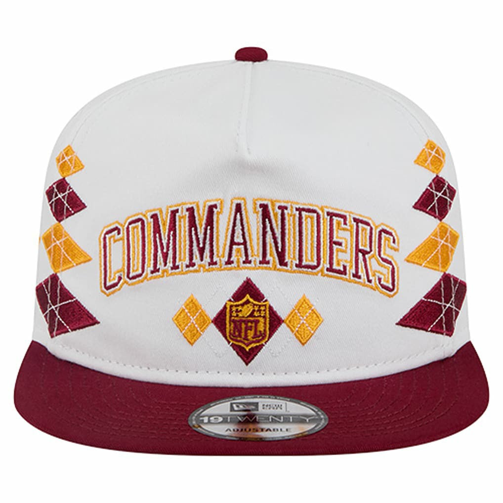 Washington Commanders New Era Argyle 19TWENTY Adjustable Hat White - NFL