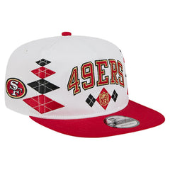San Francisco 49ers New Era Argyle 19TWENTY Adjustable Hat White - NFL