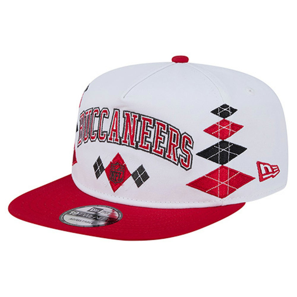 Tampa Bay Buccaneers New Era Argyle 19TWENTY Adjustable Hat White - NFL