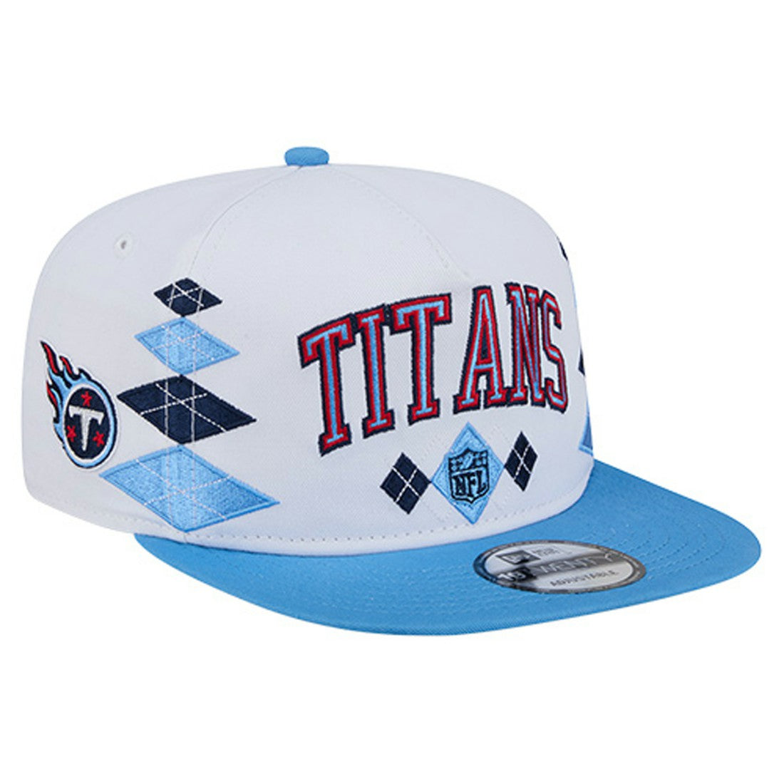 Tennessee Titans New Era Argyle 19TWENTY Adjustable Hat White - NFL