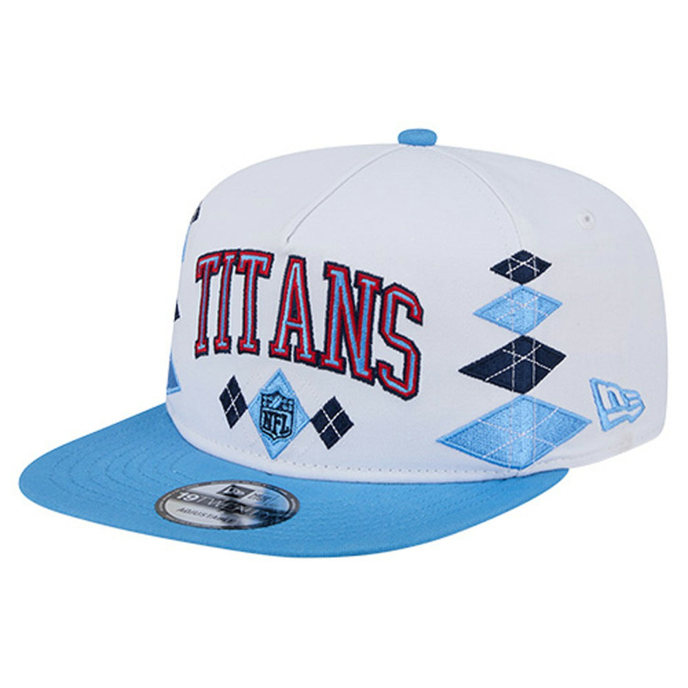 Tennessee Titans New Era Argyle 19TWENTY Adjustable Hat White - NFL