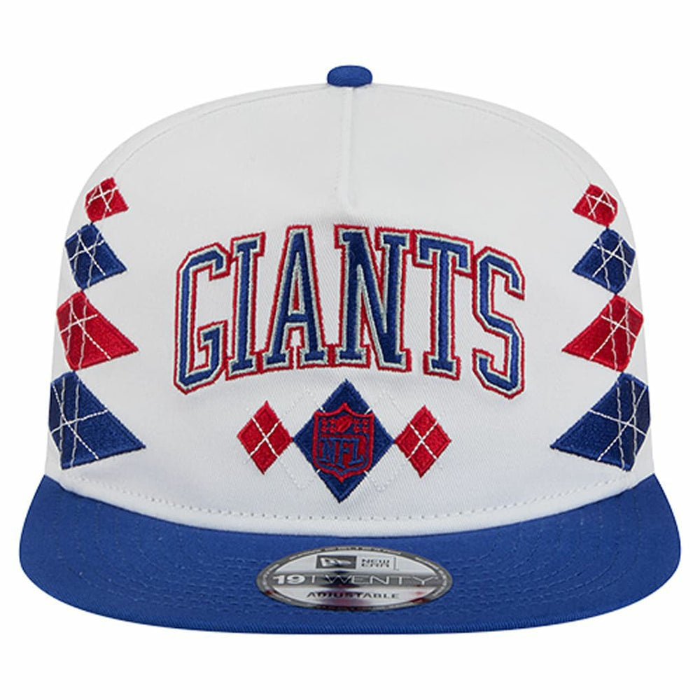 New York Giants New Era Argyle 19TWENTY Adjustable Hat White - NFL