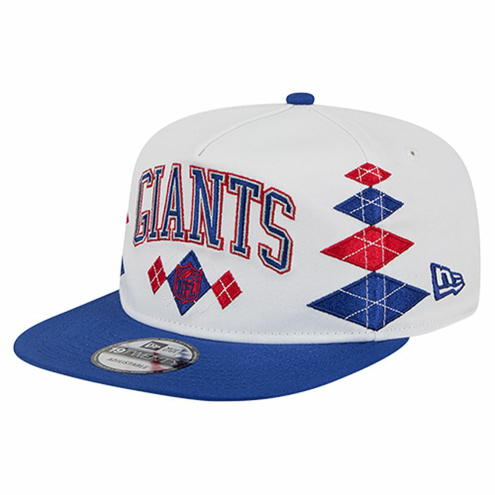 New York Giants New Era Argyle 19TWENTY Adjustable Hat White - NFL