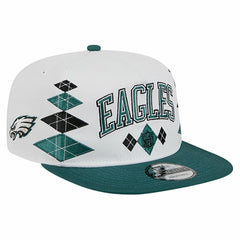 Philadelphia Eagles New Era Argyle 19TWENTY Adjustable Hat White - NFL
