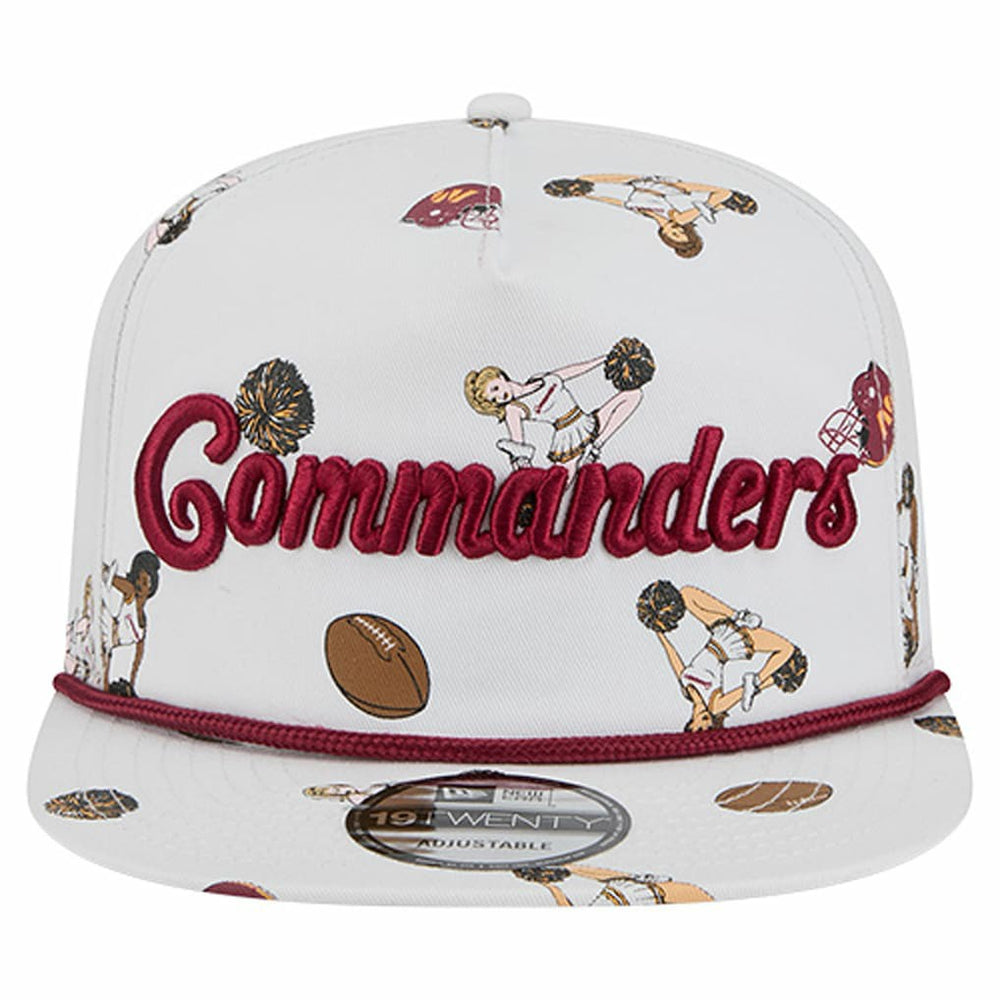 Washington Commanders New Era Team Cheer 19TWENTY Snapback Hat White - NFL