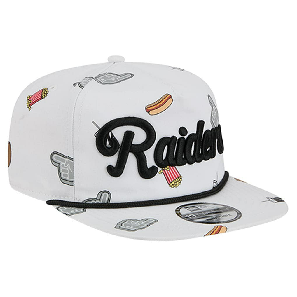Las Vegas Raiders New Era Team Cheer 19TWENTY Snapback Hat White - NFL