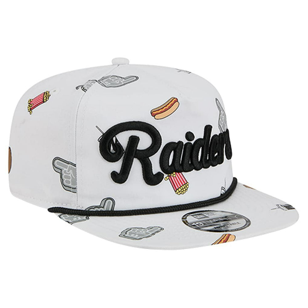 Las Vegas Raiders New Era Team Cheer 19TWENTY Snapback Hat White - NFL