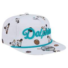 Miami Dolphins New Era Team Cheer 19TWENTY Snapback Hat White - NFL