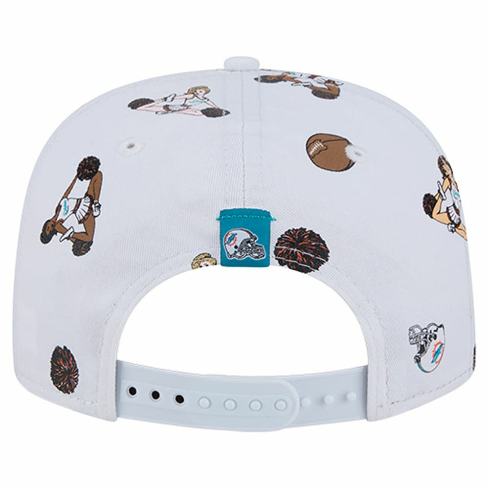Miami Dolphins New Era Team Cheer 19TWENTY Snapback Hat White - NFL
