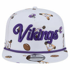 Minnesota Vikings New Era Team Cheer 19TWENTY Snapback Hat White - NFL