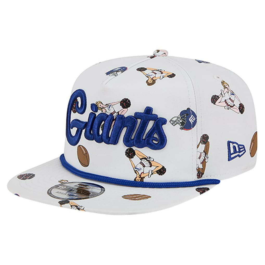 New York Giants New Era Team Cheer 19TWENTY Snapback Hat White - NFL
