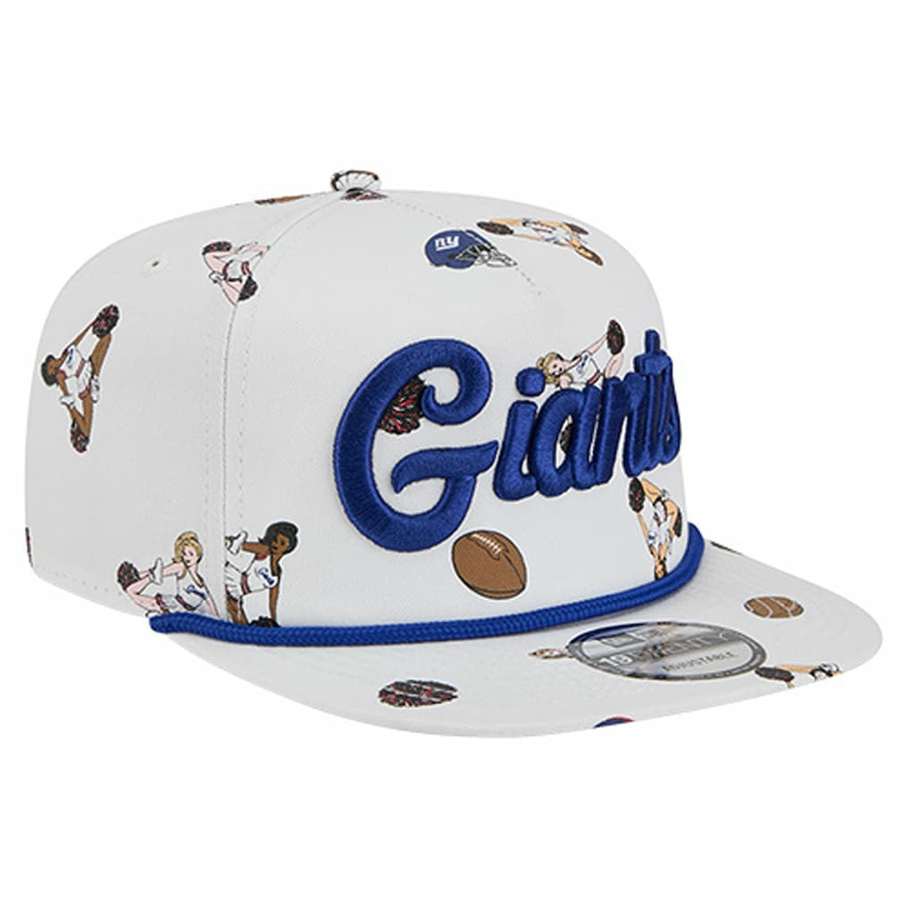 New York Giants New Era Team Cheer 19TWENTY Snapback Hat White - NFL