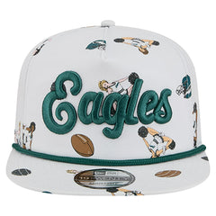 Philadelphia Eagles New Era Team Cheer 19TWENTY Snapback Hat White - NFL