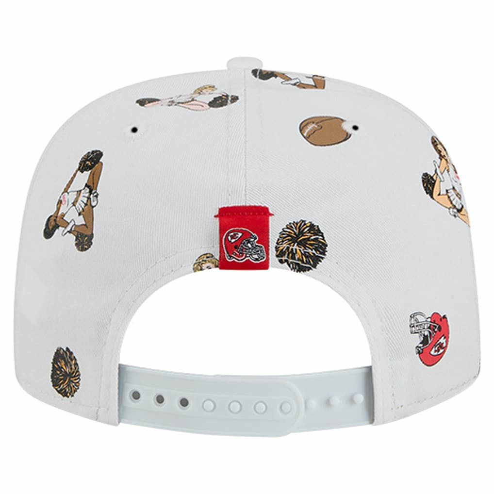 Kansas City Chiefs New Era Team Cheer 19TWENTY Snapback Hat White - NFL