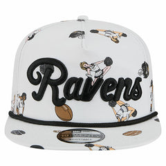 Baltimore Ravens New Era Team Cheer 19TWENTY Snapback Hat White - NFL