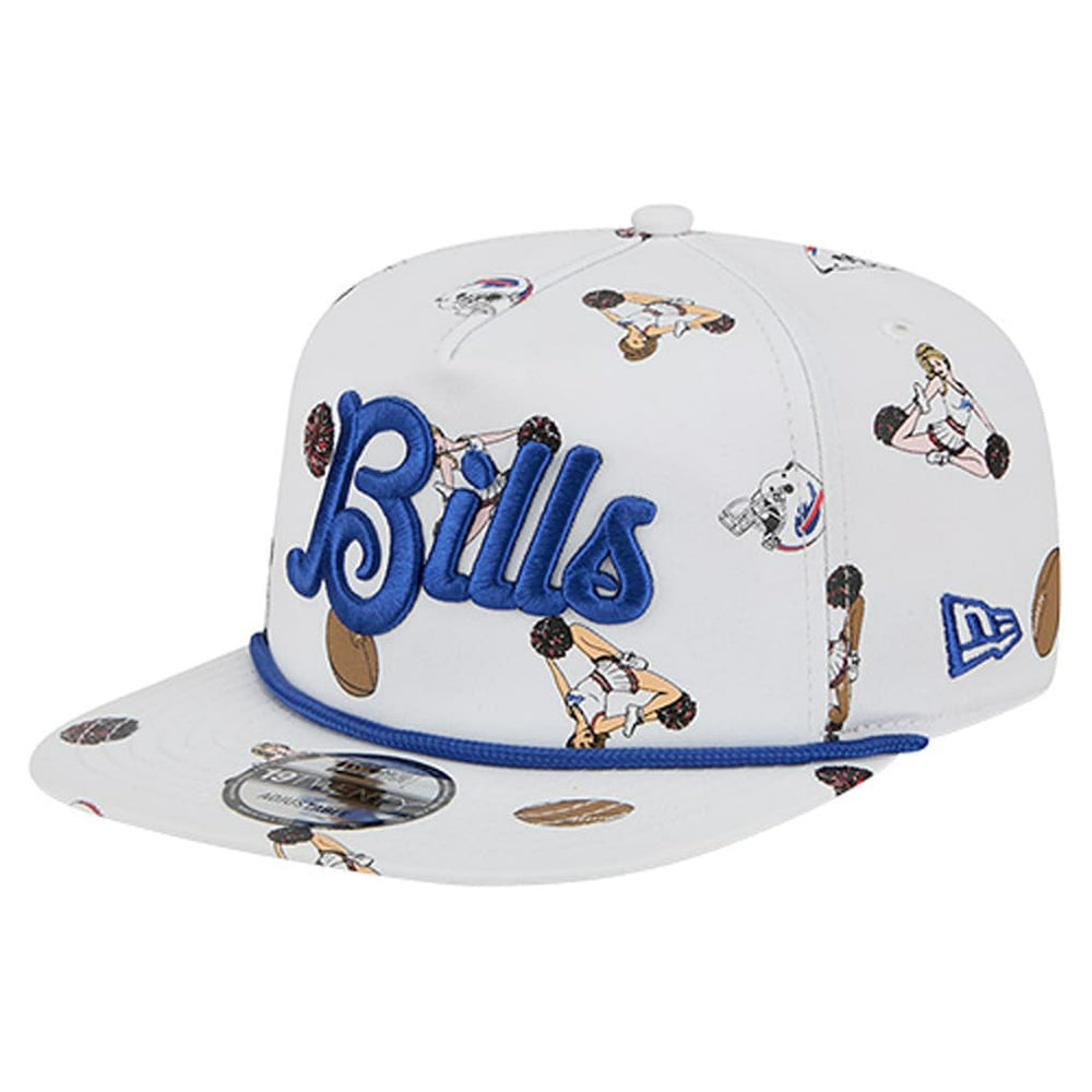 Buffalo Bills New Era Team Cheer 19TWENTY Snapback Hat White - NFL