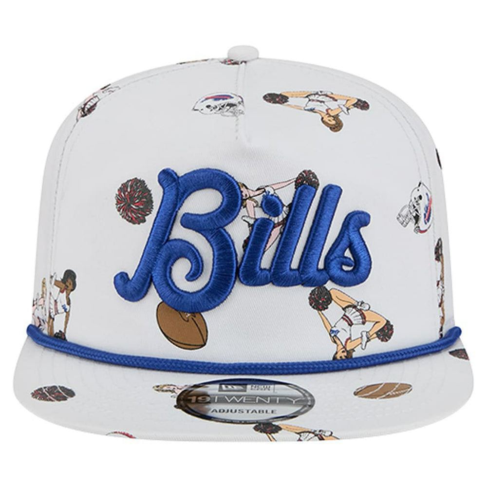 Buffalo Bills New Era Team Cheer 19TWENTY Snapback Hat White - NFL