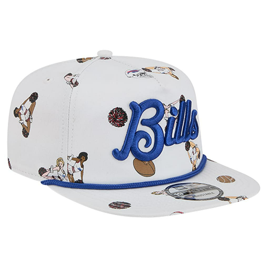 Buffalo Bills New Era Team Cheer 19TWENTY Snapback Hat White - NFL